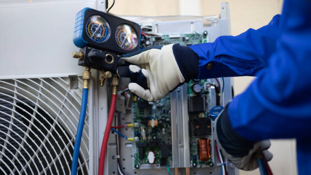 HVAC technician refrigerant service AC repair Raleigh NC