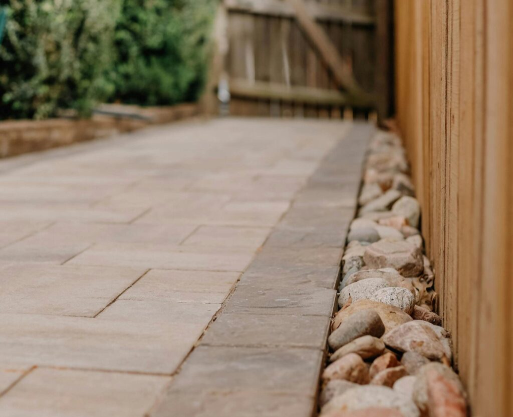 paver pathway installation Raleigh NC concrete hardscape contractor